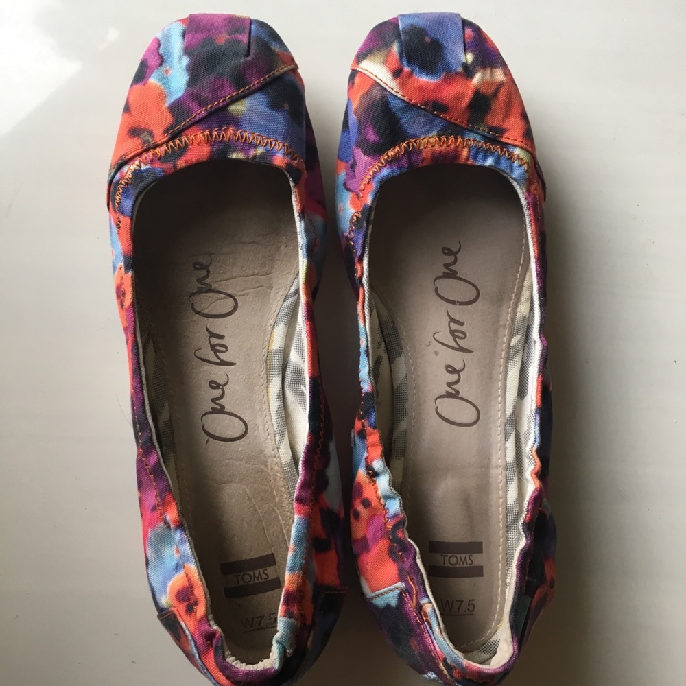 Toms Ballet Flats Floral